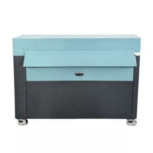 P120 (1200mm) cardboard shredder machine (Grey+Cyan)