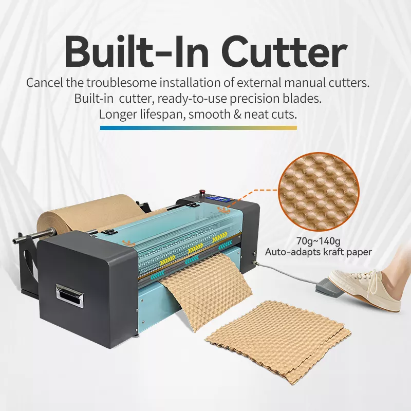 YA40C Paper Bubble Machine(Grey+Cyan) - Image 4